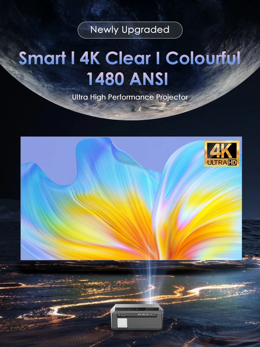 Auto Focus 4K Projector