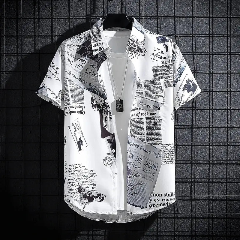 Men's Short Sleeve Print Shirts