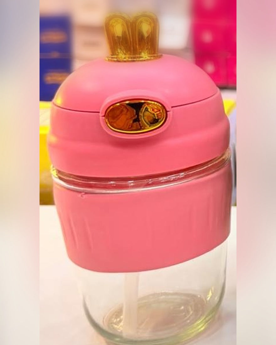 Rabbit-Ear Glass Jar