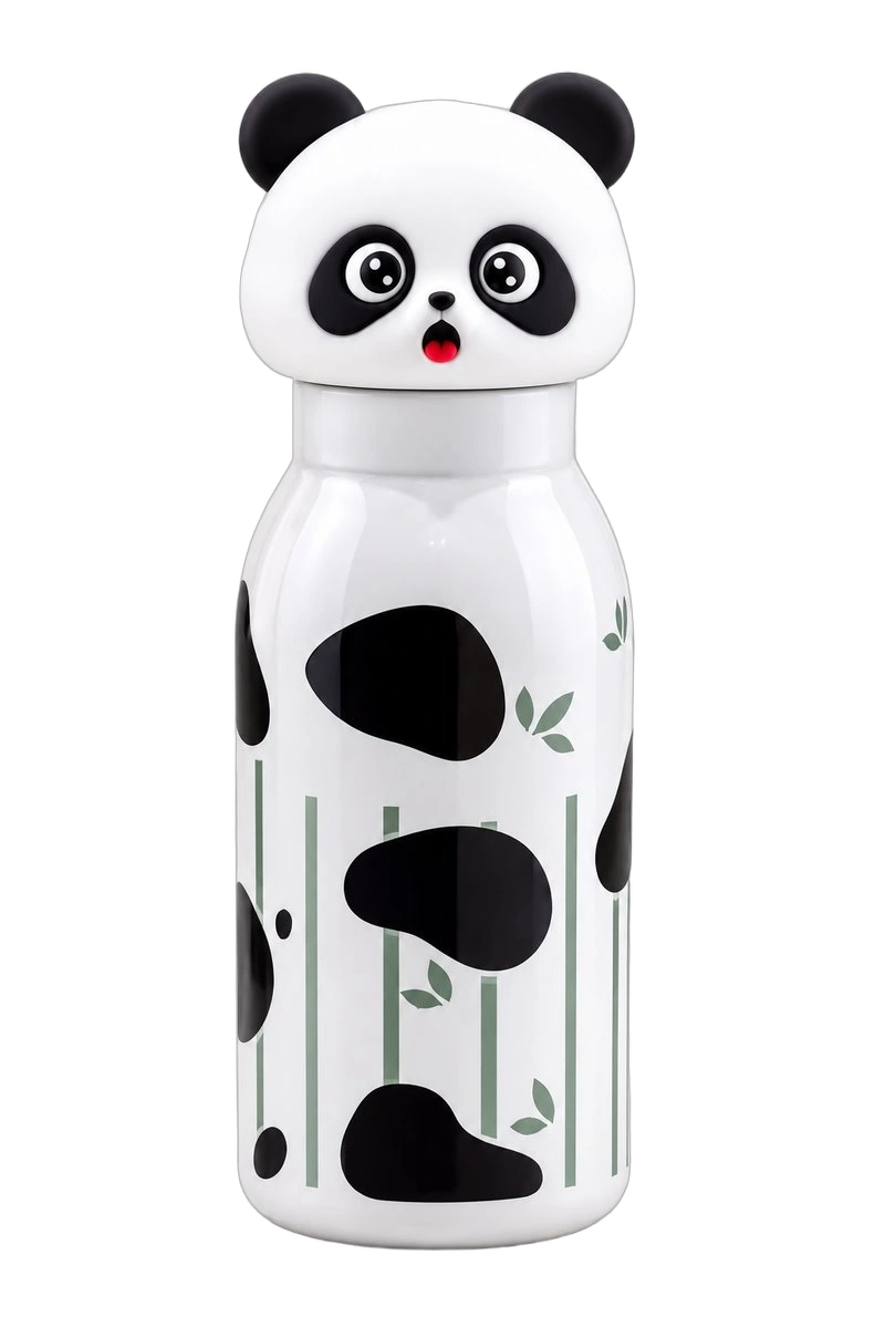 Panda Character Water Bottle