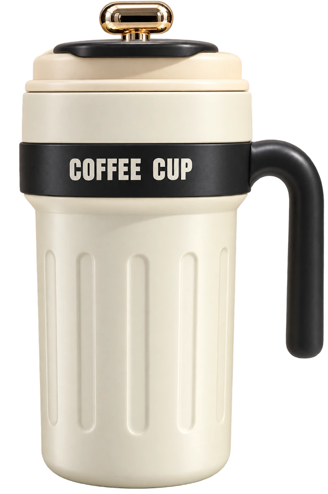 The Coffee Cup in Stone Cream
